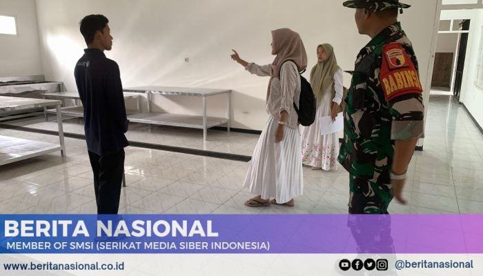 Babinsa Dadapan Koptu Alam Kawal Kesiapan Dapur Sehat Ponpes Al-Islah Bondowoso