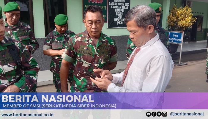 HP Seluruh Anggota TNI dan PNS Kodim 0822/Bondowoso Di Periksa Mencegah Judi Online