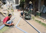 TMMD Wujudkan Keamanan Desa dengan Pembangunan Pos Kamling Baru