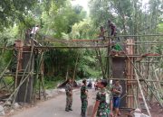 Satgas TMMD ke 123 Kodim Bondowoso Utamakan Kualitas Gapura