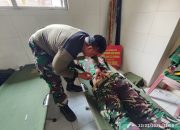 Satgas TMMD ke-123 dan Warga Gunosari Jalani Pemeriksaan Kesehatan