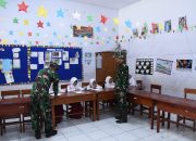 Satgas TMMD 123 Bondowoso Mengajar Di Sekolah SD