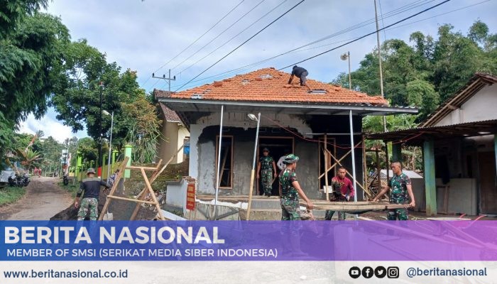 Progres TMMD Ke 123 Kodim 0822 Bondowoso: Pembangunan Mushollah Desa Trotosari Capai 65%