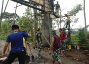 Gapura Megah Desa Trotosari Segera Terwujud! TMMD Ke-123 Capai Tahap Pengecoran