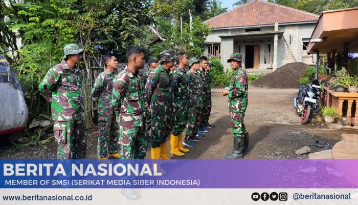 Prajurit TMMD Siap Kebut Pengerjaan Sasaran Fisik Di Buktikan Melalui Apel