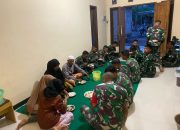Satgas TMMD Ke-123 KODIM 0822 Bondowoso dan Warga Gunosari Gelar Buka Puasa Bersama