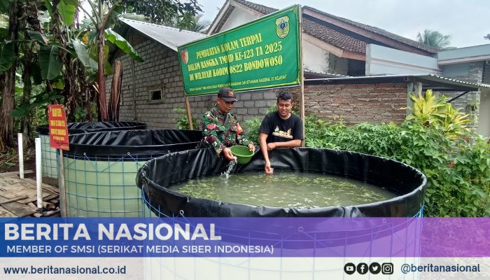 Program TMMD Budidaya Ikan Jadi Peluang Ekonomi Baru