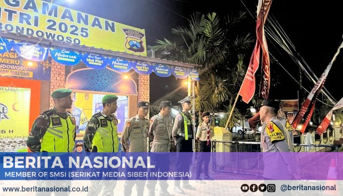 Sinergi TNI-Polri dan Petugas Gabungan Amankan Pos Pantau Idul Fitri di Maesan