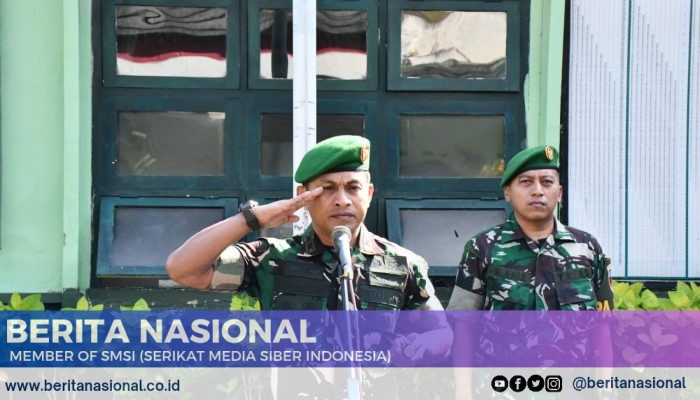 Personel Kodim Bondowoso Gelar Apel Kembali Cuti Lebaran
