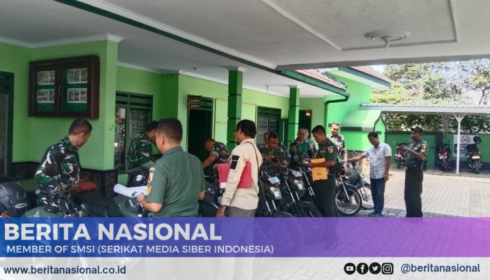Jelang Serah Terima Danramil, Tim verifikasi Kodim 0822 Bondowoso lakukan verifikasi Tiga Koramil