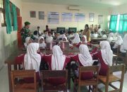 Ribuan Pelajar Terima Makanan Bergizi Gratis, Babinsa 0822 Dampingi Distribusi SPPG Bondowoso