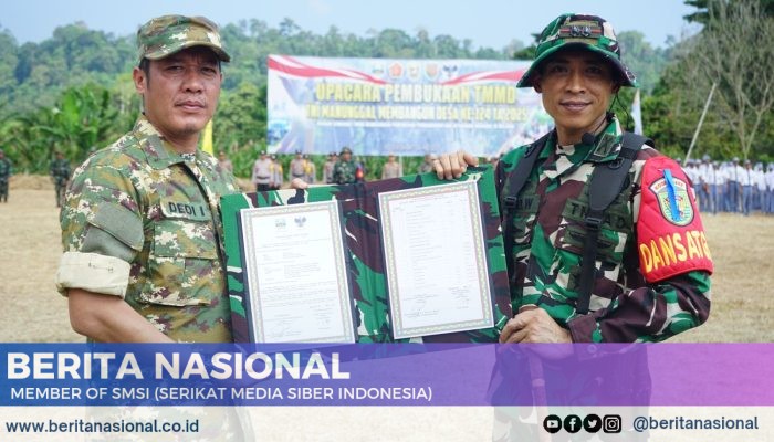 Upacara Pembukaan TMMD ke-124 Kodim 0422/LB Resmi Digelar di Kabupaten Pesisir Barat