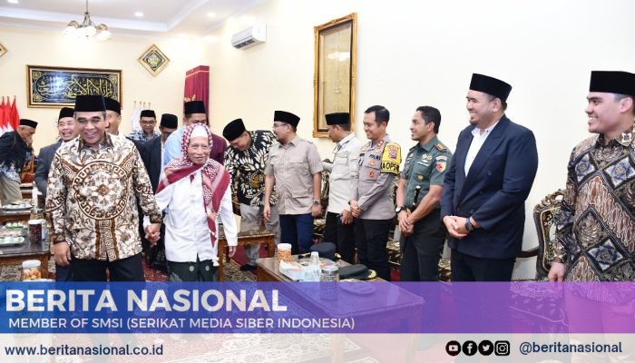 Dandim 0822 Hadiri Halal Bihalal Dan Silaturahim Nasional Ketua MPR RI di Ponpes Al-Islah Bondowoso