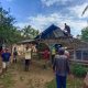 Satgas TMMD Kodim 0422/Lampung Barat Bongkar Rumah Tidak Layak Huni Milik Bapak Tarwono, Tindak Lanjuti Perintah Kasad