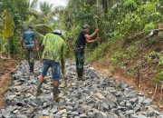 Pengerasan Badan Jalan Capai 38% di TMMD ke-124 Kodim 0422/Lampung Barat