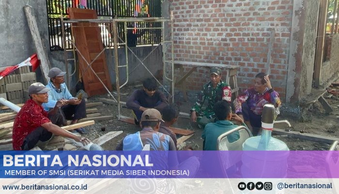 Babinsa Jadi Inspirasi, Warga Kian Semangat di Tengah TMMD Kodim 0422/LB