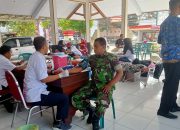 Bakti TNI PRODUKTIF untuk Rakyat: Danramil Dan Babinsa Dukung Program P4K Lewat Donor Darah