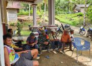 Sertu Mawardi Tampung Aspirasi Warga Saat TMMD ke-124 Kodim 0422/Lampung Barat di Pekon Pemerihan