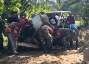 Bersama TNI, Warga Pekon Pemerihan Wujudkan Jalan Impian Lewat TMMD ke-124