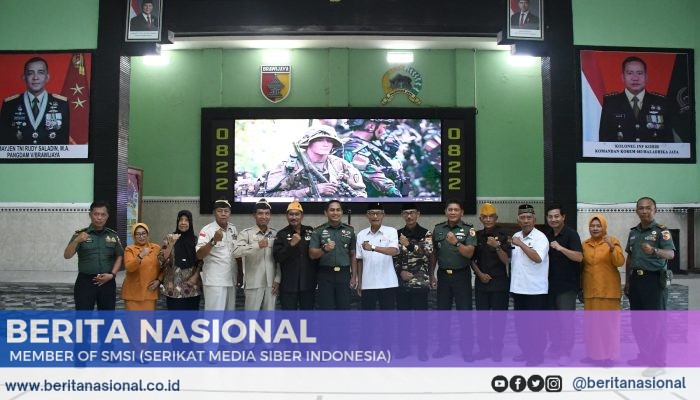 Perkuat Semangat Bela Negara, Dandim 0822 Bondowoso Bersama purnawirawan, dan organisasi keluarga besar TNI. Ikuti Vidcon Bersama Waaster Kasad