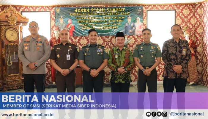 Pisah Sambut Komandan Kodim 0422/Lampung Barat, Letkol Inf Rizki Kurniawan Resmi Gantikan Letkol Inf Rinto Wijaya
