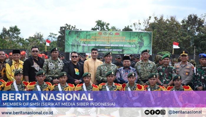 Dandim 0822/Bondowoso Hadiri Upacara Serah Terima Jabatan Danyon 514/SY Dipimpin Danbrigif 9/K