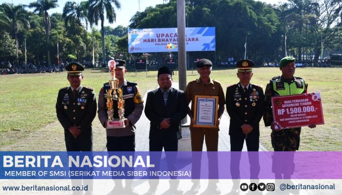 Sinergi TNI–Polri, Dandim 0822 dan Forkopimda Bondowoso Hadiri Upacara HUT Bhayangkara Ke-79