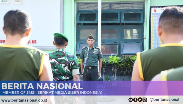 Viral! Pasiops Kodim 0822 Bondowoso Tegaskan Larangan Judi Online Saat Apel Pagi