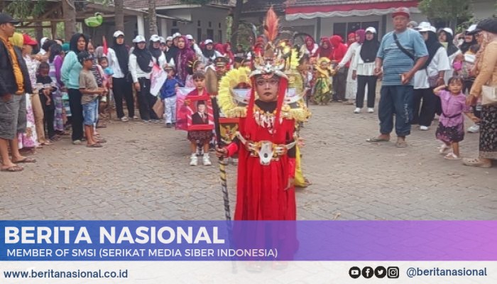TK Eka Siwi Sumber Kokap Meriahkan Pawai HUT RI ke-80 di Bondowoso