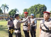 Kapolres Bondowoso Pimpin Upacara Serah Terima Jabatan Kasat Reskrim Polres Bondowoso