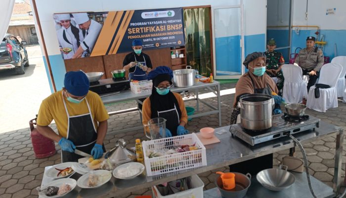 Yayasan Al Hidayah Gelar Uji Kompetensi Sertifikasi BNSP untuk Juru Masak SPPG di Bondowoso
