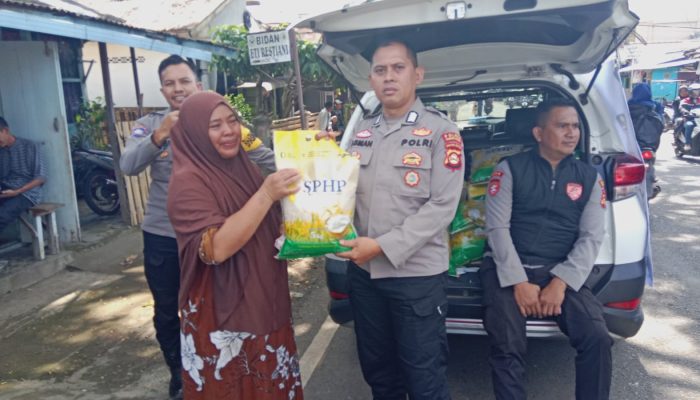 Polres Pagaralam Salurkan 6.600 Kg Beras Lewat GPM, 700 KK Terima Manfaat