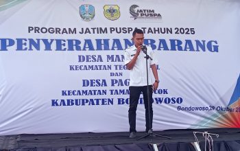 Pemprov Jatim Perkuat Pemberdayaan Perempuan Lewat Bantuan Jatim Puspa di Balai Desa Mandiro, Bondowoso 