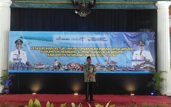 Pengukuhan Ketua Umum dan Forum Komunikasi Desa Wisata Kabupaten Rembang Tahun 2025 – 2030