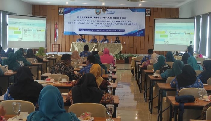 Pertemuan Lintas Sektor Dalam Rangka Imunisasi Lengkap dan Cegah Zero Dose Tingkat Kabupaten Rembang Tahun 2025
