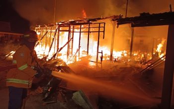 Dua Rumah Ludes Terbakar di Rembang Kerugian Ditaksir Ratusan Juta Rupiah