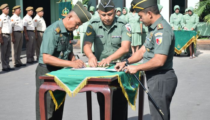 Dandim 0822 Pimpin Sertijab Tiga Danramil dan Penerimaan Warga Baru, Tegaskan Pentingnya Regenerasi Kepemimpinan