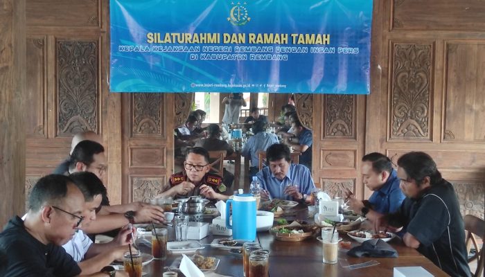 Kejari Rembang Gelar Silaturahmi Dan Ramah Tamah degan Insan Pers di Kabupaten Rembang