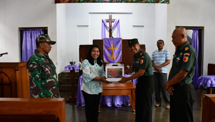 Humanis Jelang Natal, Kodim 0822 Bondowoso Sambangi Pendeta dan Pastur