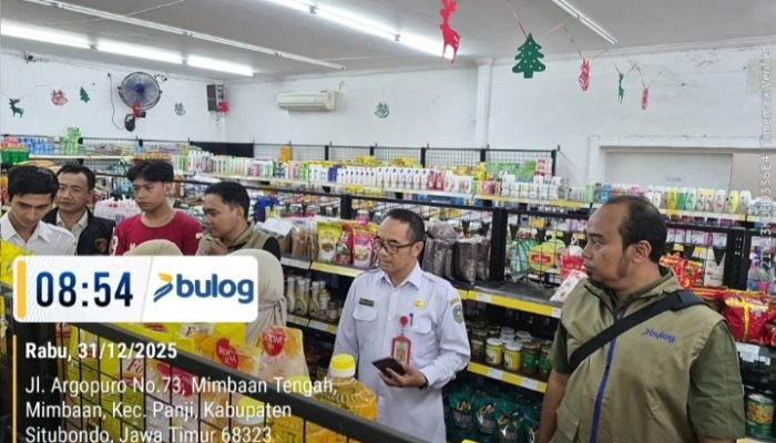 Jelang Nataru, BULOG Bondowoso Bersama Satgas Pangan Monitoring Harga Pangan di Situbondo dan Bondowoso