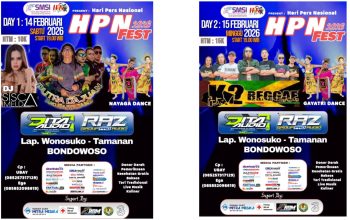 Semarak HPN Fest 2026, SMSI Bondowoso Hadirkan Panggung Kebersamaan untuk Masyarakat