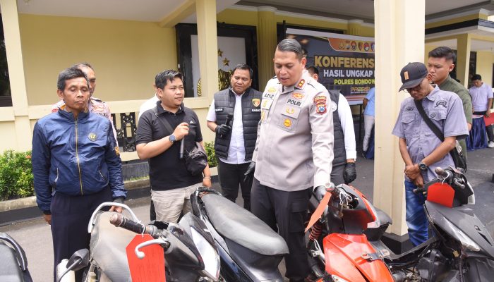Aksi Curanmor dan Peredaran Narkoba Terbongkar, Polres Bondowoso Amankan Sejumlah Tersangka