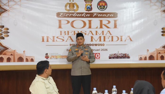 Hangatkan Ramadan, Kapolres Bondowoso Bangun Dialog Strategis Bersama Insan Pers