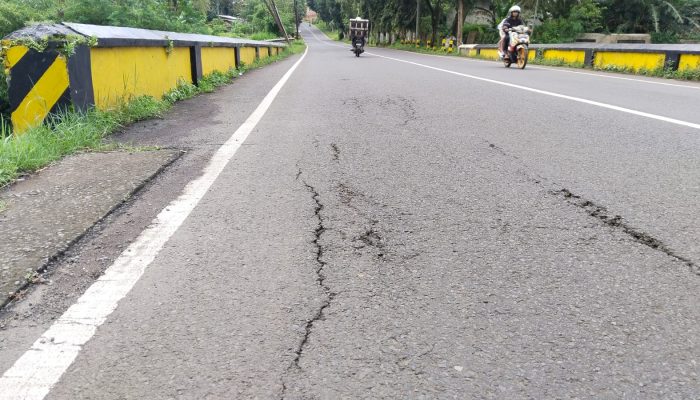 Kekhawatiran Meluas, Ancaman Longsor Hantui Jembatan Silolembu Setelah Sentong Kembang Bondowoso Runtuh