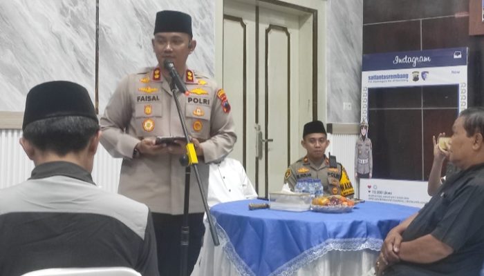 Polres Rembang Gelar Buka Puasa Bersama Insan Pers dan Santuni Anak Yatim serta Persiapan Idul Fitri