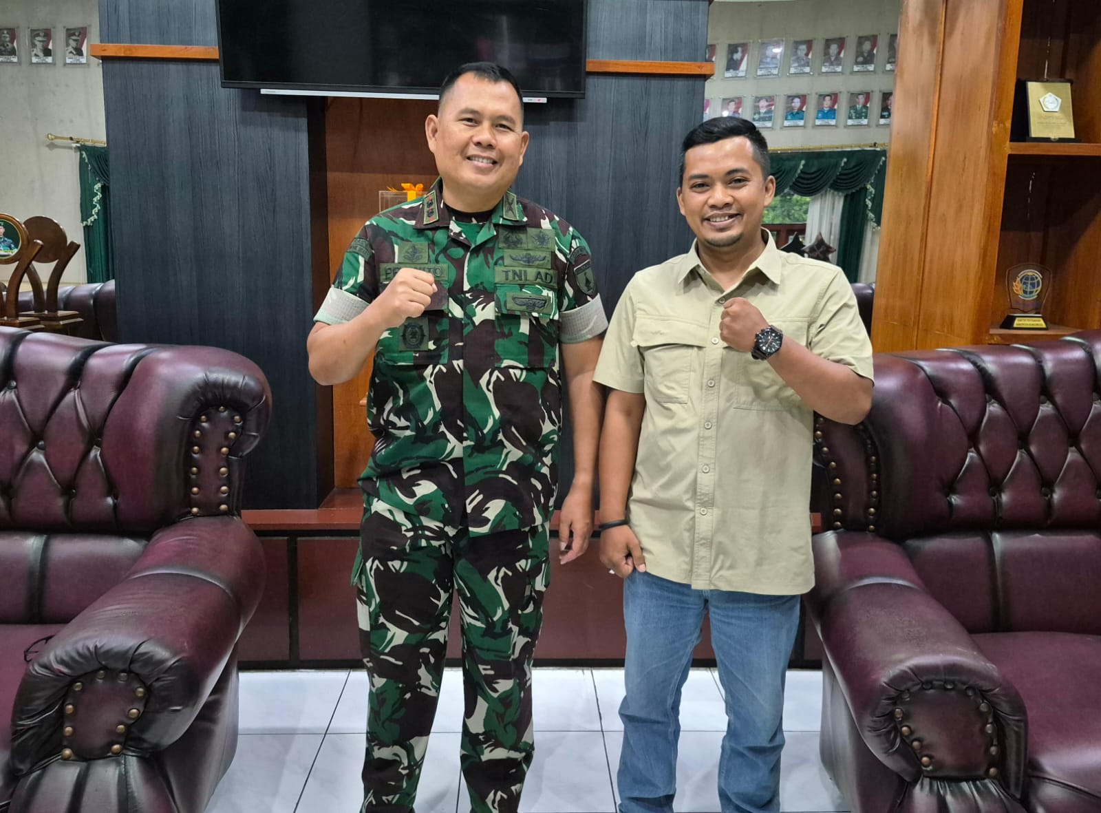SMSI Bondowoso Bersama Kodim 0822, Media Jadi Pilar Penting Dukung Kebijakan Presiden