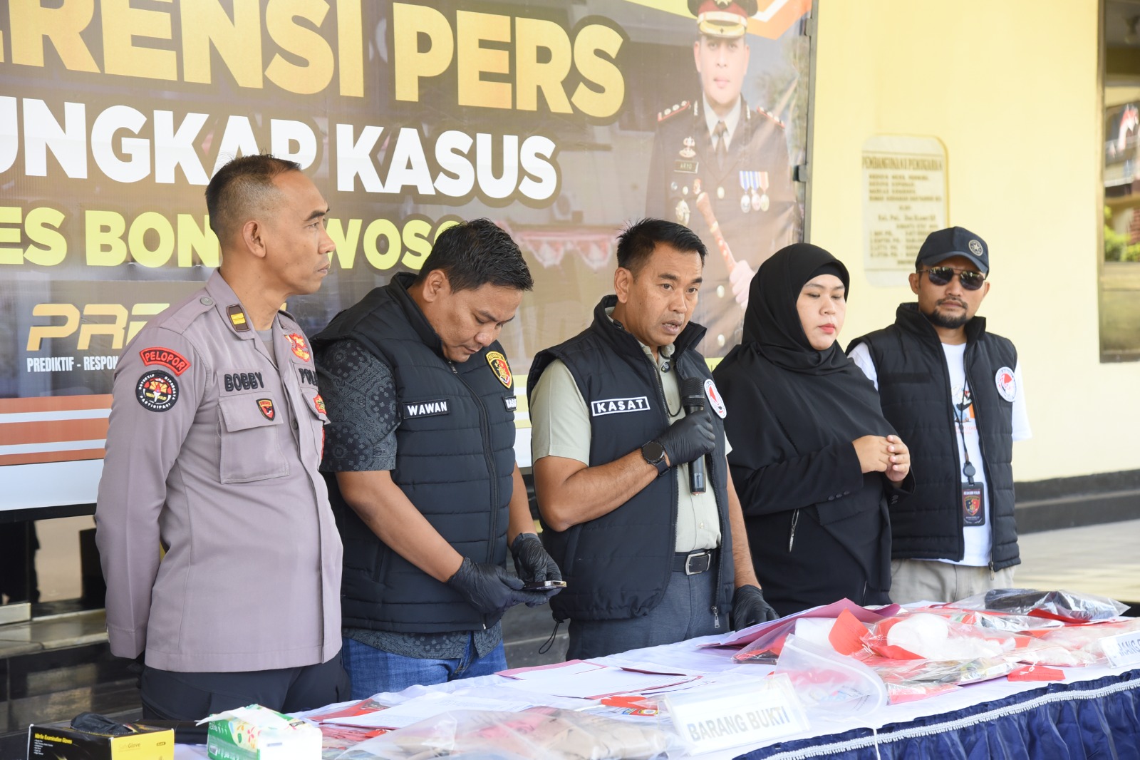 Lima Kasus Narkoba Terungkap, Satresnarkoba Polres Bondowoso Ringkus 5 Tersangka