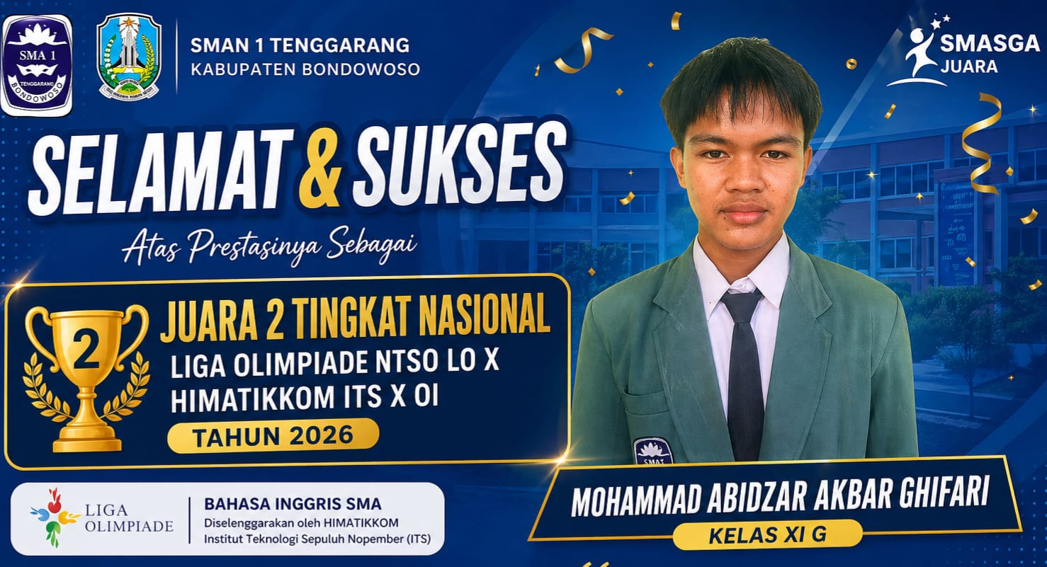 Banggakan Bondowoso, Siswa SMAN 1 Tenggarang Juara 2 Nasional Bidang Bahasa Inggris