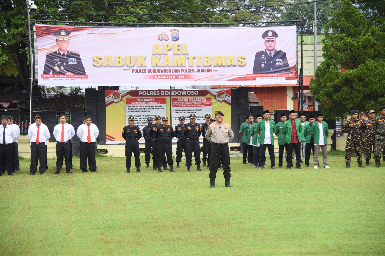 Stabilitas Daerah Jadi Prioritas, Kapolres Bondowoso Konsolidasikan Sabuk Kamtibmas