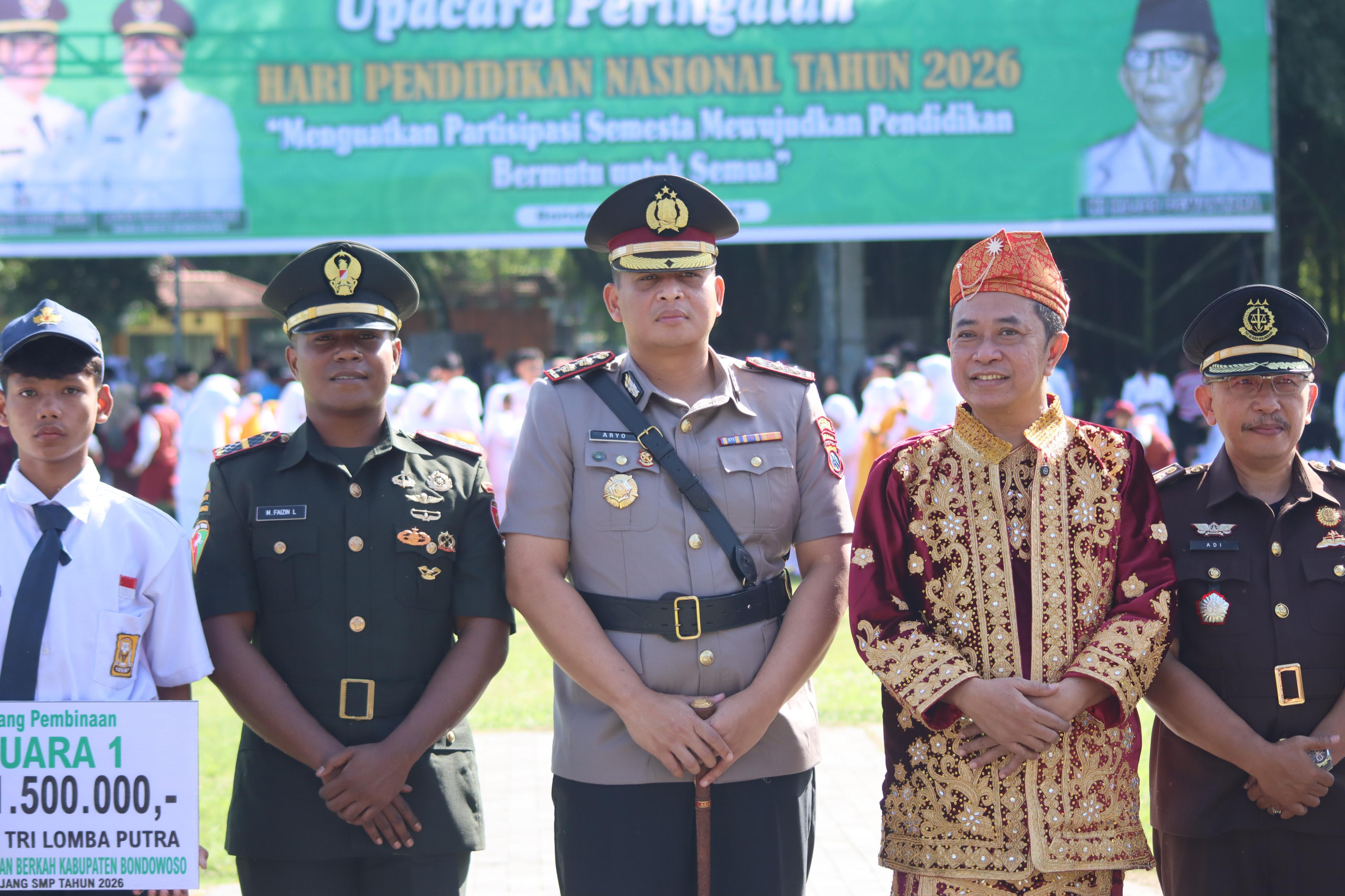 Polres Bondowoso Tegaskan peran strategis Pendidikan di Momentum Hardiknas 2026